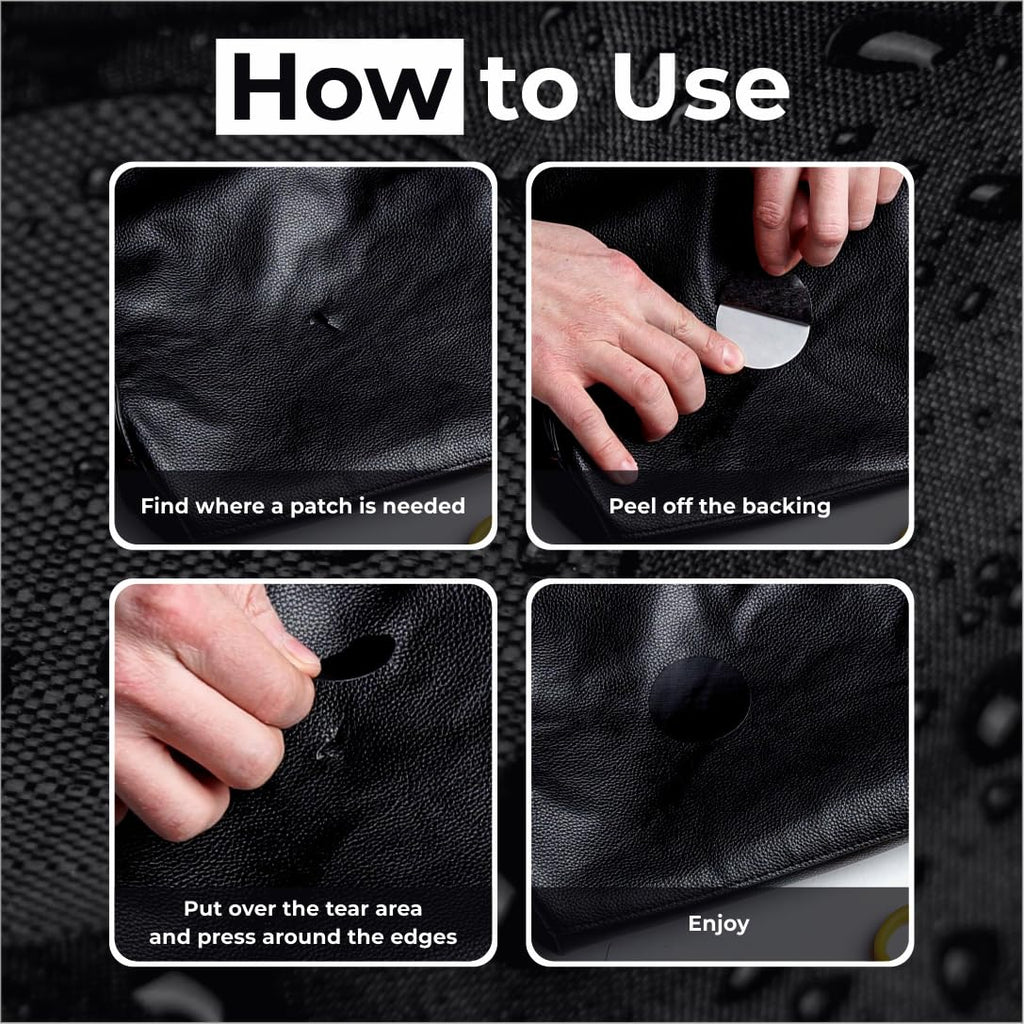 Azengear Down Jacket Repair Patches  Pre-Cut, Self-Adhesive, Soft, Waterproof, Tear-Resistant Rip-Stop Nylon Fabric To Fix Holes