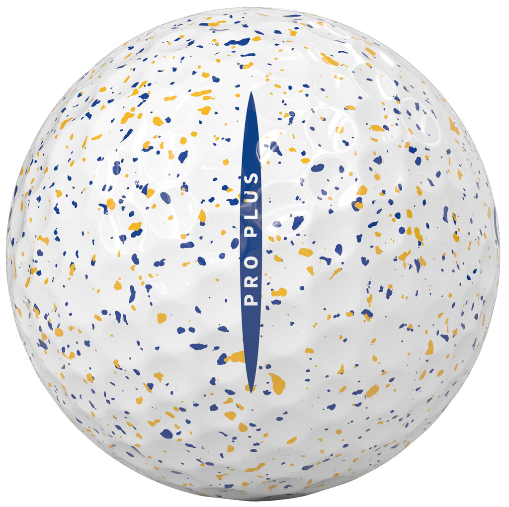 Vice Pro Plus Golf Balls (2025 Model) (Navy/Orange Drip)