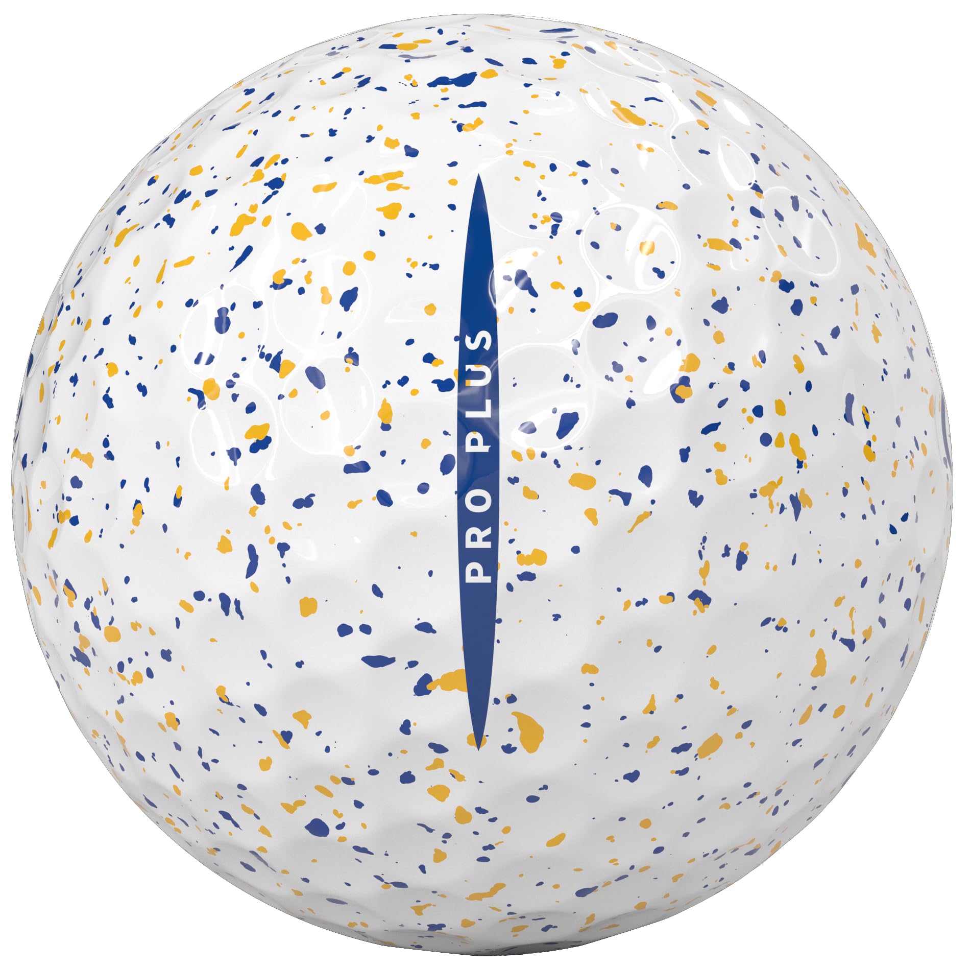 Vice Pro Plus Golf Balls (2025 Model) (Navy/Orange Drip)