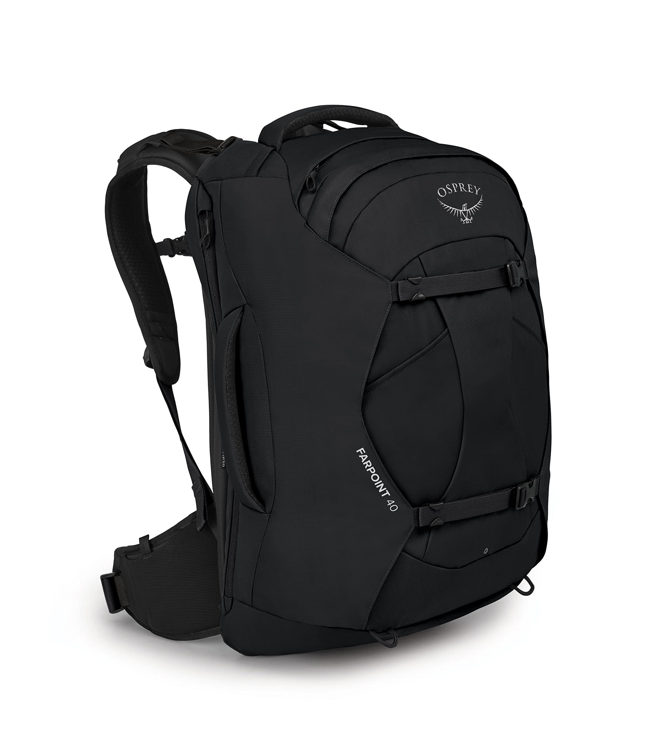 Osprey Farpoint 40L Mens Travel Backpack, Black, One Size