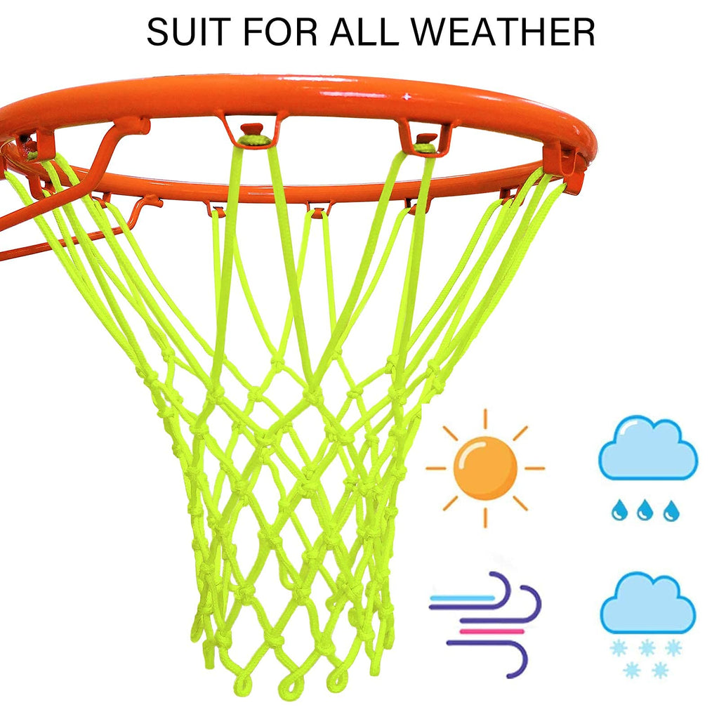 Lao Xue Nightlight Basketball Net Luminous Outdoor Portable Sun Powered Sports Nylon