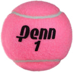 Penn Championship Pink Tennis Balls - Extra Duty Felt Pressurized Tennis Balls - 1 Can, 3 Balls