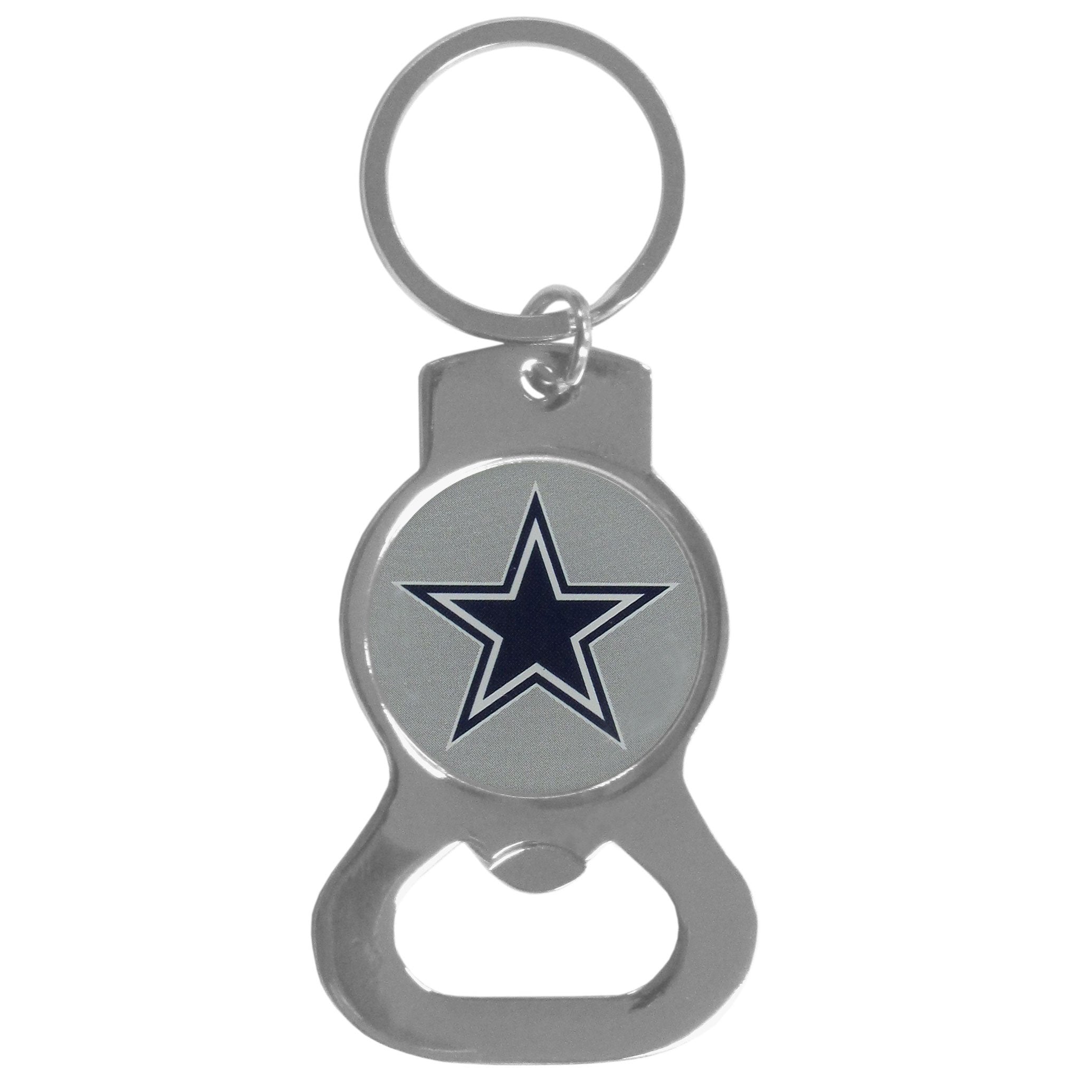 Nfl Siskiyou Sports Fan Shop Dallas Cowboys Bottle Opener Key Chain One Size Team Color , Black