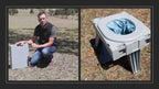 Go Anywhere Complete Portable Camping Toilet - For Camping, Hunting, Fishing And More - Comes With 3 Bonus Toilet Kits (Waste Ba