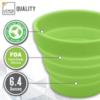 Lewis N. Clark Luggage Silicone Travel Cup, Green, One Size