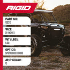 Rigid Industries - E-Series Pro Led Light, Spot/Flood Optic Combo, 20 Inch, Black Housing, Driving Lights, Led Lights, Off Roadi