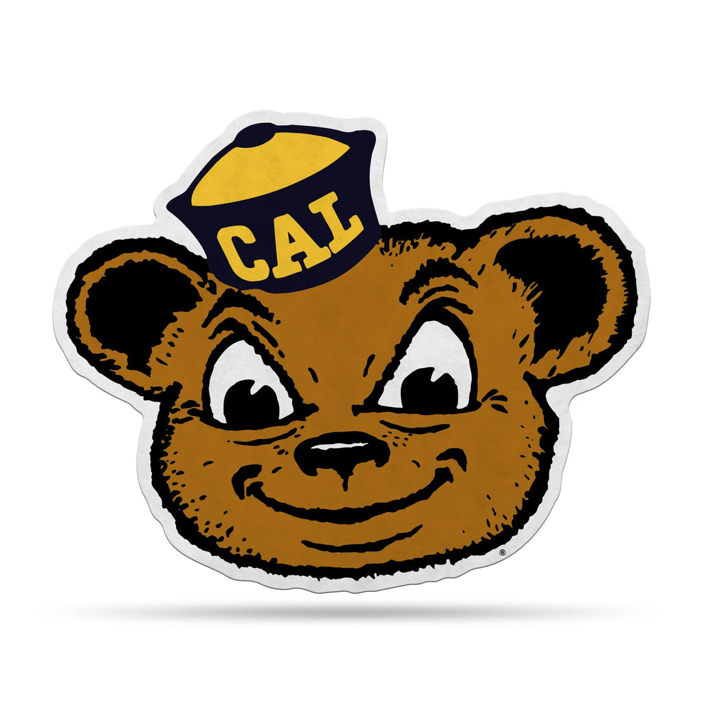 Rico Industries Ncaa Cal Berkeley Golden Bears Mascot Shape Cut Pennant - Home And Living Room D  Cor - Soft Felt Ez To Hang 18X