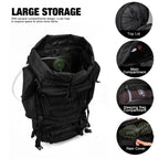 Mardingtop 60L Military Internal Frame Backpack For Hiking,Camping,Hunting,Rucksack Backpack With Rain Cover