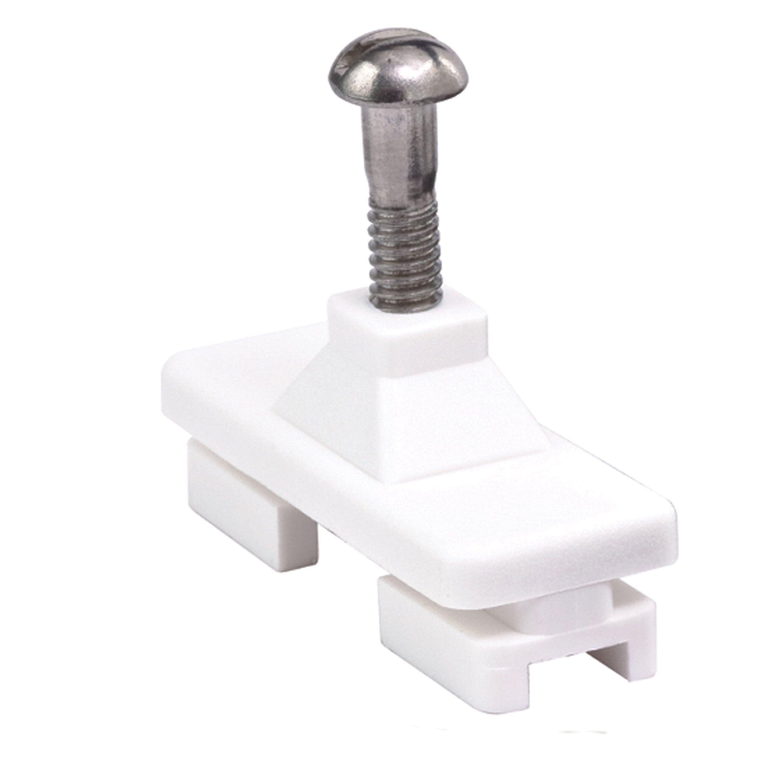 Sea-Dog 273261-1 Track Mount Hinge Fitting, Side Slide - White, Pair