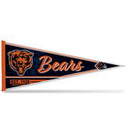 Rico Industries Nfl Football Chicago Bears Classic 12'' X 30'' Felt Wall D  Cor Pennant - Great For Home/Bed Room/Man Cave D  Co