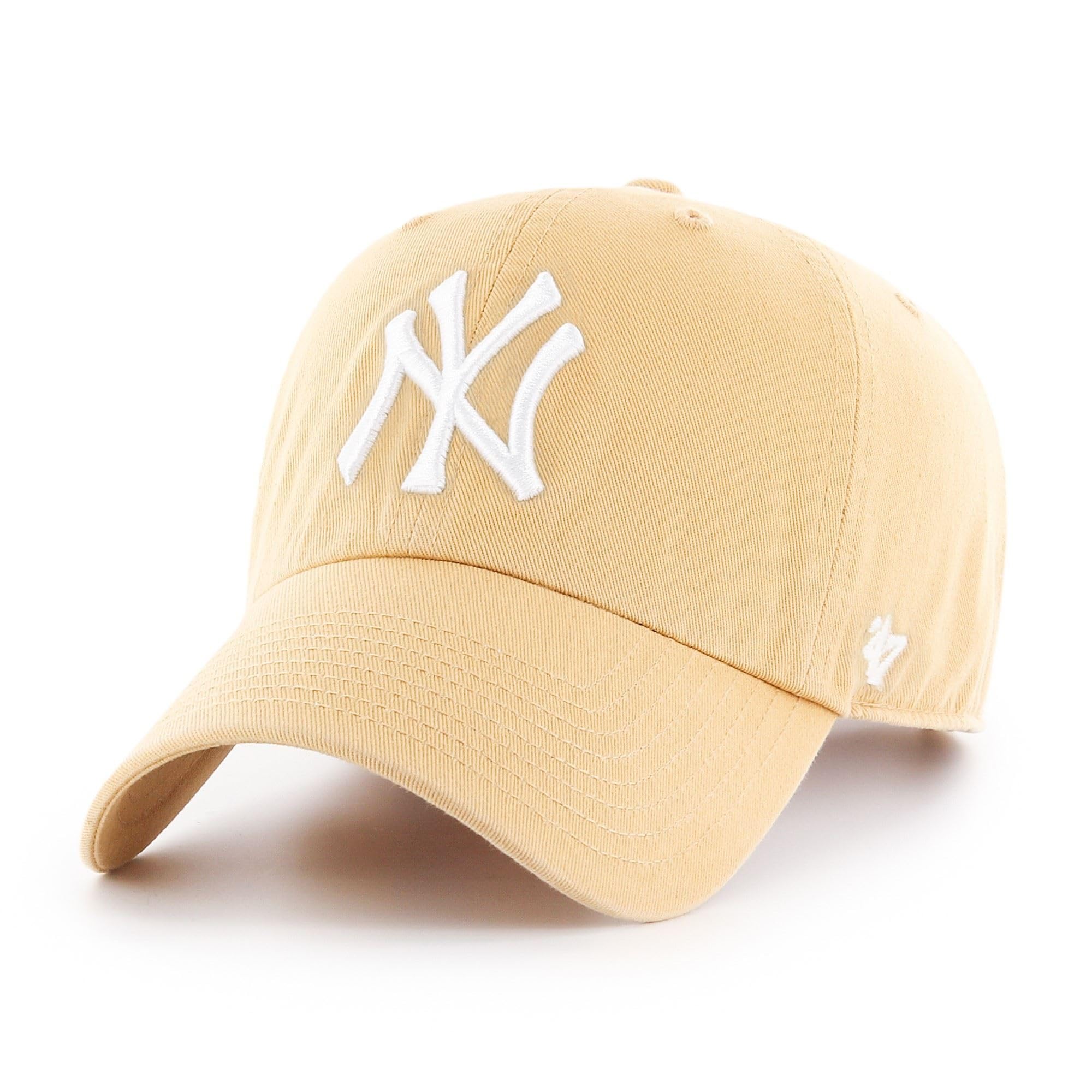 '47 Brand Mlb Ny Yankees Clean Up Cap - Light Tan