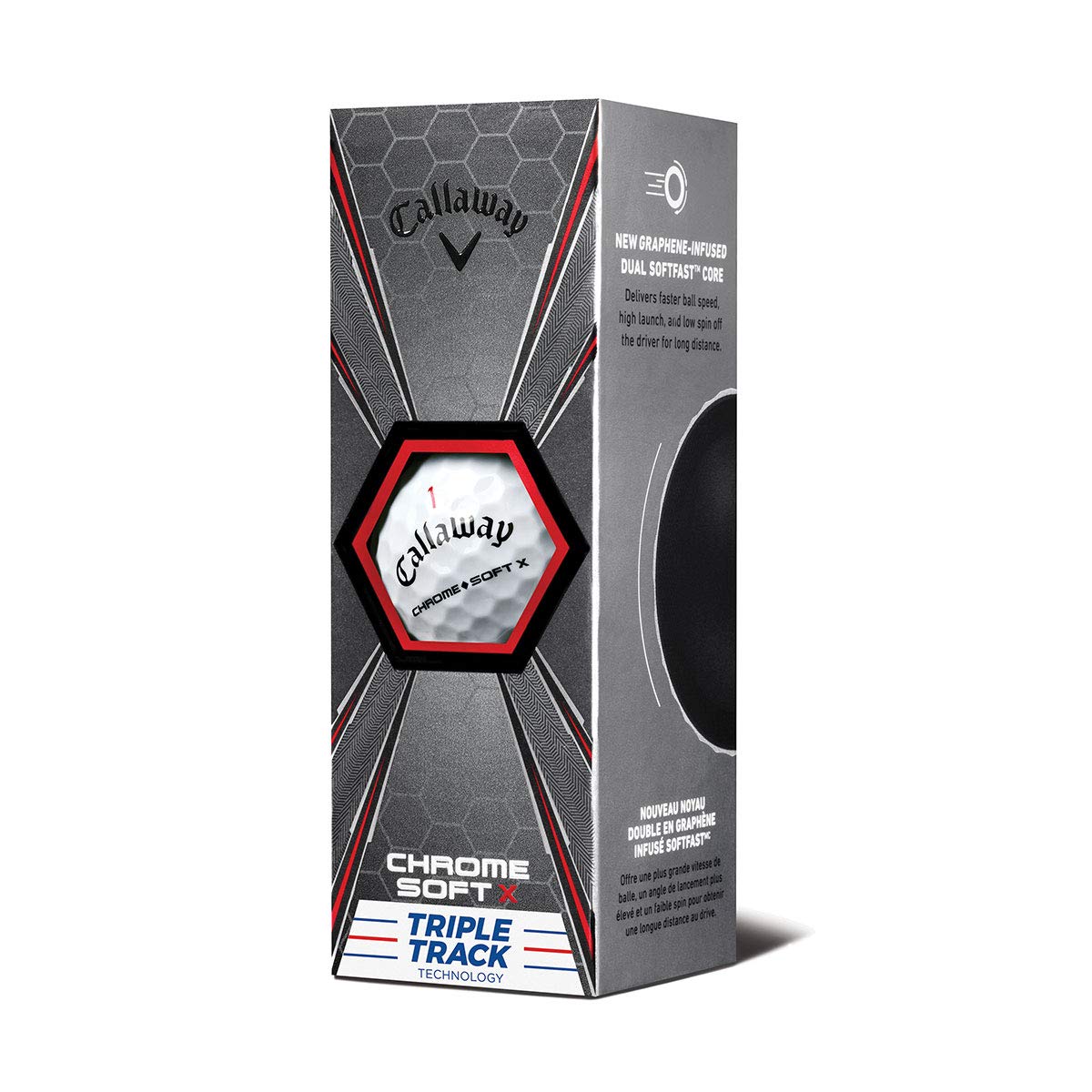 Chrome Soft X Triple Track Golf Balls (One Dozen)