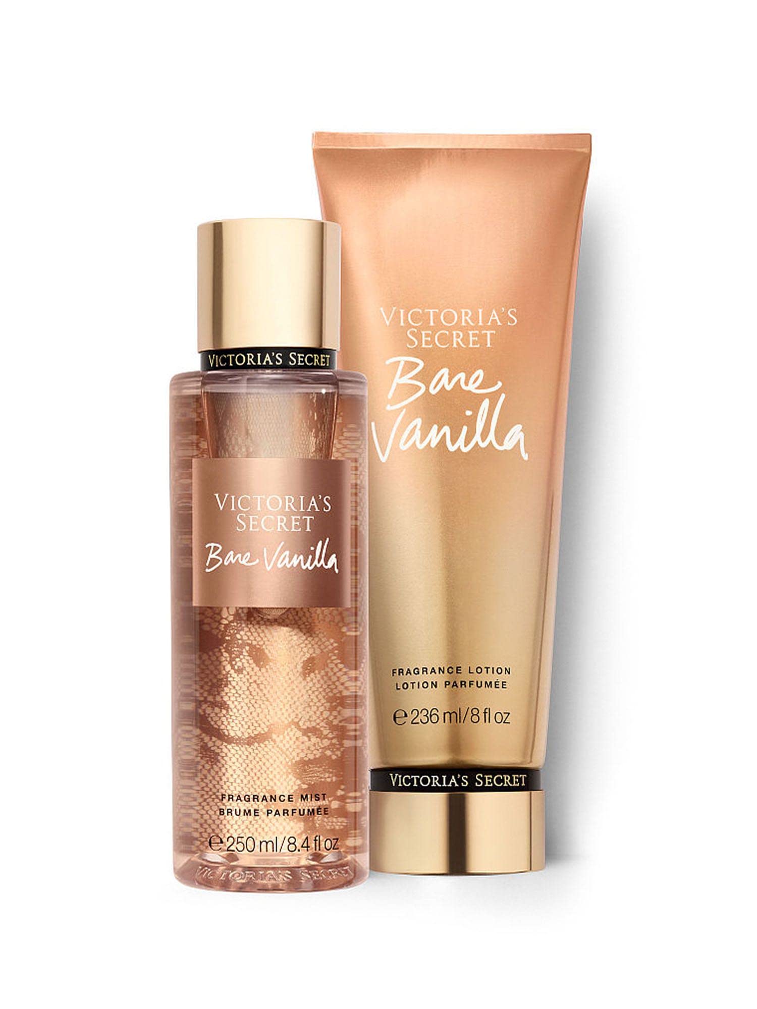 Victorias Secret Bare Vanilla Mist  Lotion Set