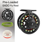Aventik Extreme Fly Fishing Combo Kit 0/1/2/3/4/5/6 Weight Starter Fly Fishing Rod And Reel Kit Outfit With One Travel Case(6'1'