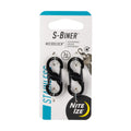 Nite Ize S-Biner Microlock Stainless Steel - S-Biner With Locking Dual Sided Gates - Keep Keys Secure With Carabiner Key Holder 