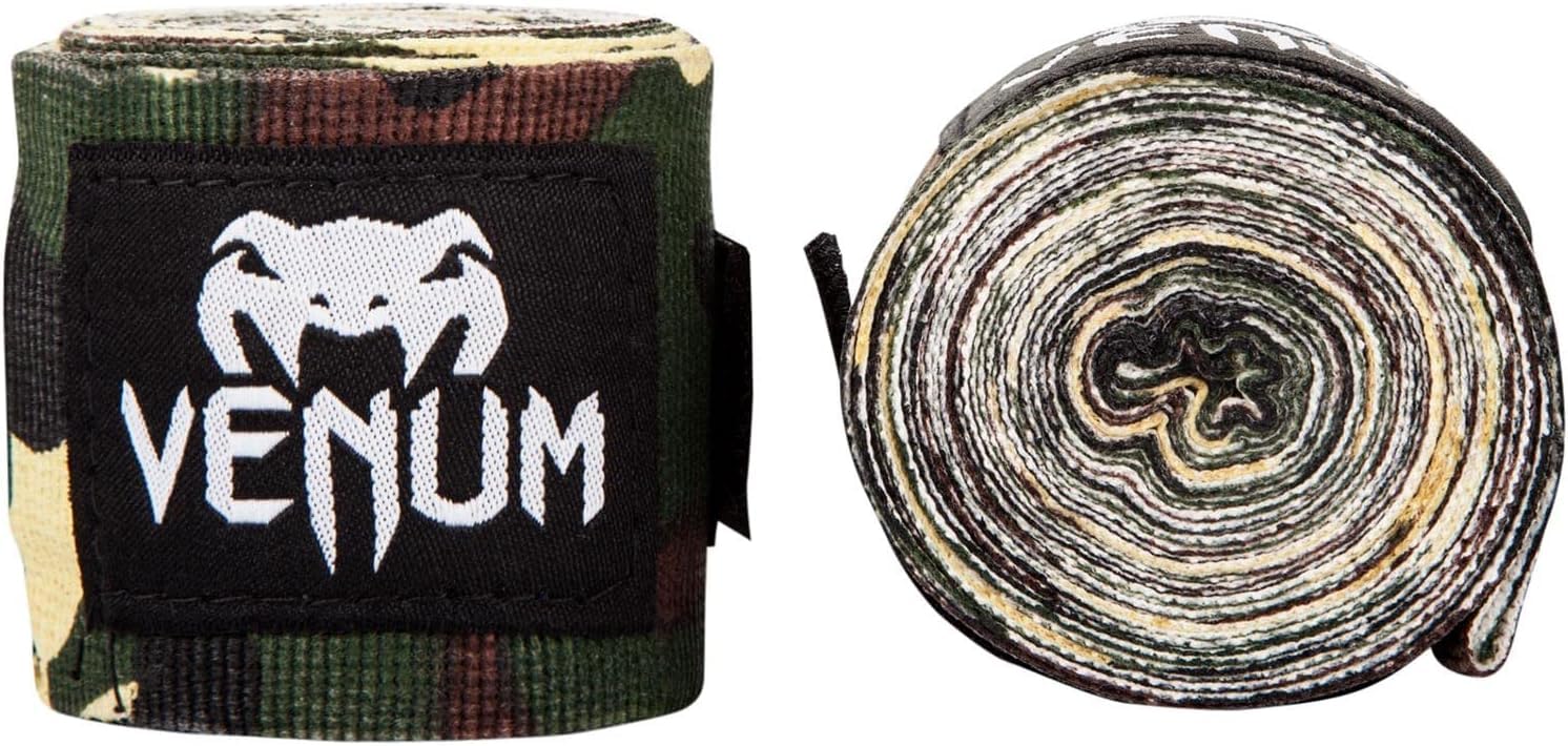 Venum Kontact Boxing Handwraps - 25M - Forest Camo