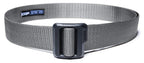 Cqr Tactical Belt, Military Style Heavy Duty Belt, Webbing Edc Quick-Release Buckle, Plastic Flip Tab Grey, Small