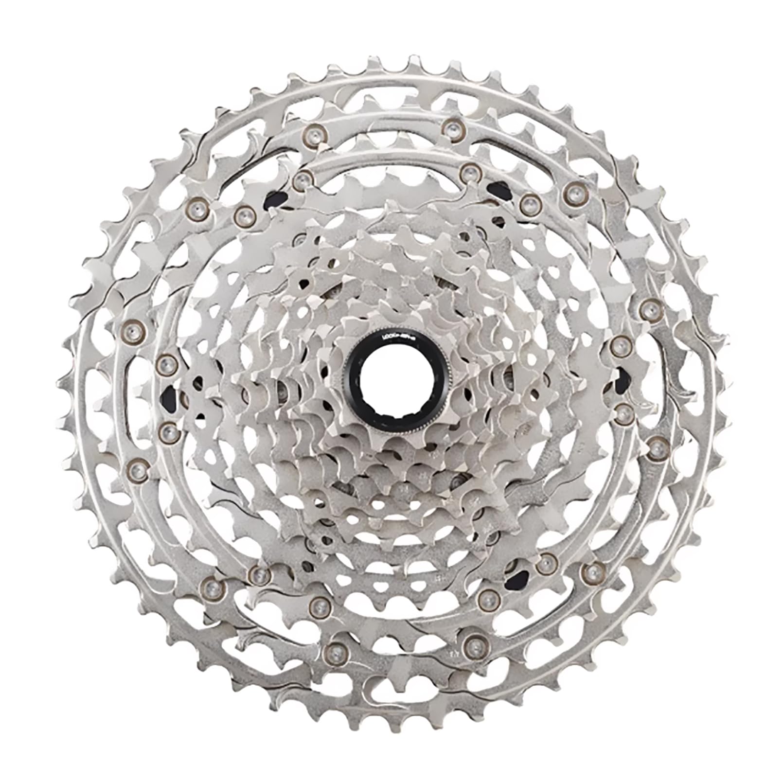 CS-M6100 Cassette - 12-Speed, Silver/Black, Micro Spline for Seamless Compatibility with 12-Speed Drivetrains