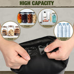 Foilswirl 1 Set Bear Food Bag For Camping Ultralight Food Hanging System Includes Waterproof Bear Bag, Nylon Ropes, Hooks For Ca