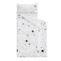 Wake In Cloud - Toddler Nap Mat with Pillow and Blanket, 100% Cotton Fabric, for Kids Boys Girls Ages 3 Plus in Daycare Kinderga