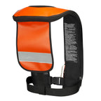 Mustang Survival - Hit Inflatable Work Vest For Adults (Orange & Black - One Size Fits All), Auto Hydrostatic, Enhanced Mobility