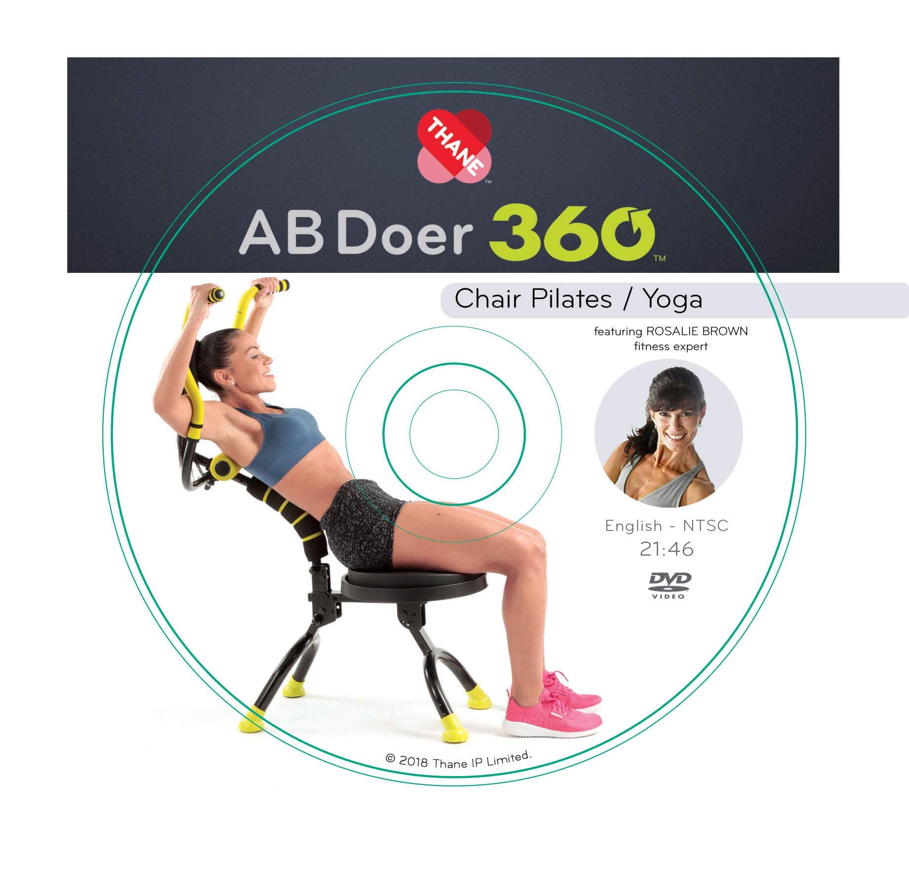 Ab Doer 360 Fitness System Accessories (Set Of 3 Workout Dvd'S)