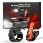 Stocking Stuffers For Men - Blitzu Gator 390 Rechargeable Bike Light Set - Night Riding Accessories, Cool Gadgets White Elephant