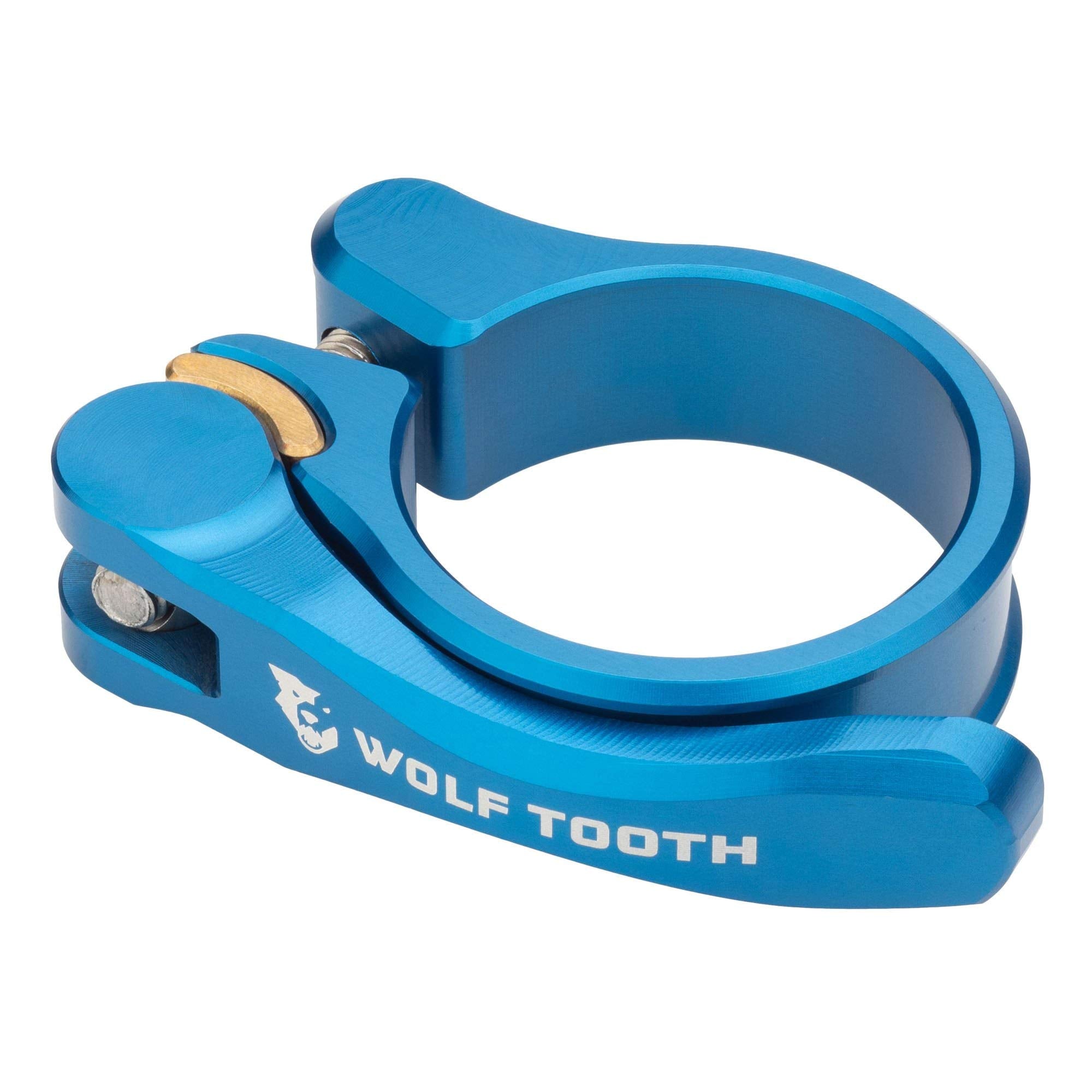 Wolf Tooth QR Quick Release Seatpost Clamp - 28.6mm, Blue