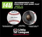 Rawlings | Little League Competition Grade Baseballs | Rllb1 | Youth/14U | Game/Practice Use | 6 Count