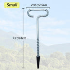 Hdtyyln Trumpet Ice Nail Ground Nail - Set Of 4 Ice Insert Nails For Winter Fishing Tents - Ideal Accessories For Ice Fishing An