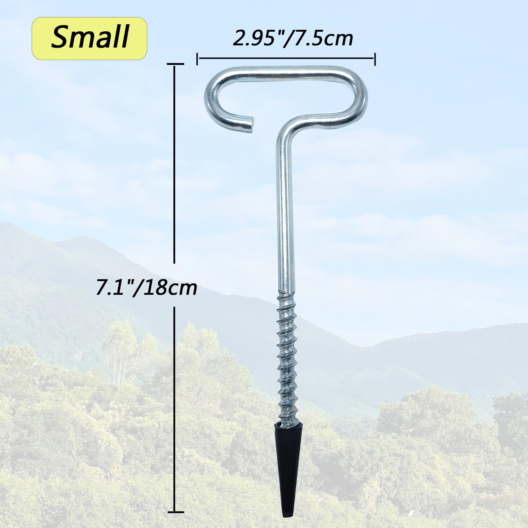 Hdtyyln Trumpet Ice Nail Ground Nail - Set Of 4 Ice Insert Nails For Winter Fishing Tents - Ideal Accessories For Ice Fishing An