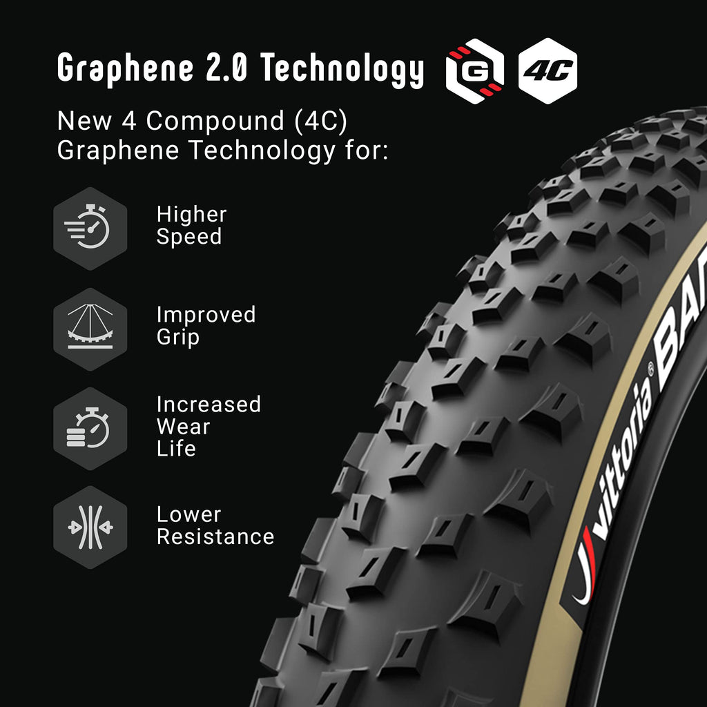 Vittoria Barzo G20 Xc-Trailtnt 29X225 Tire, Anthracite (11A00016)