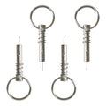 DNB Quick Release Pin - 4 Pcs Marine Grade 316 Stainless Steel 1/4 Diameter Bimini Top Pins - with Pull Ring