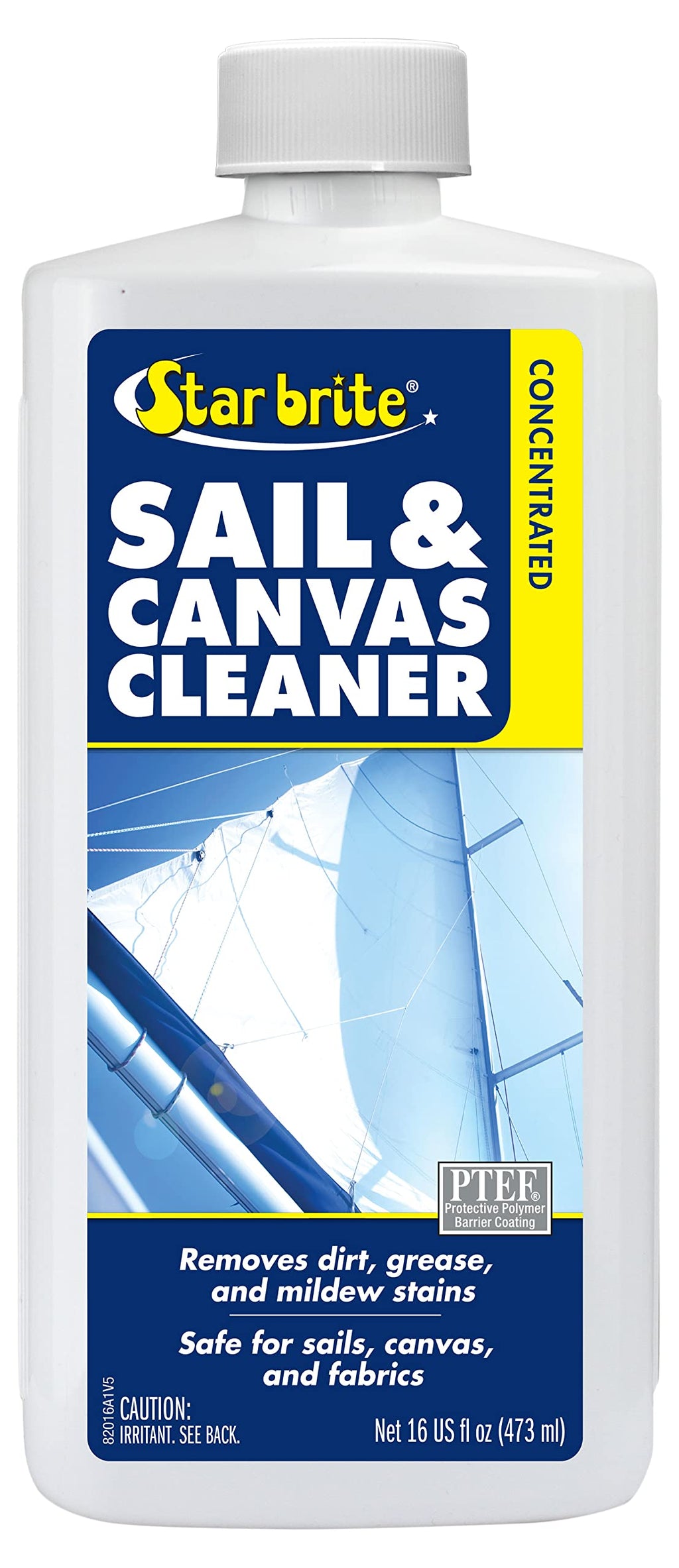 Star Brite Concentrated Sail & Canvas Cleaner - Specially Formulated For All Natural & Synthetic Fabrics - Deep Cleans, Protects