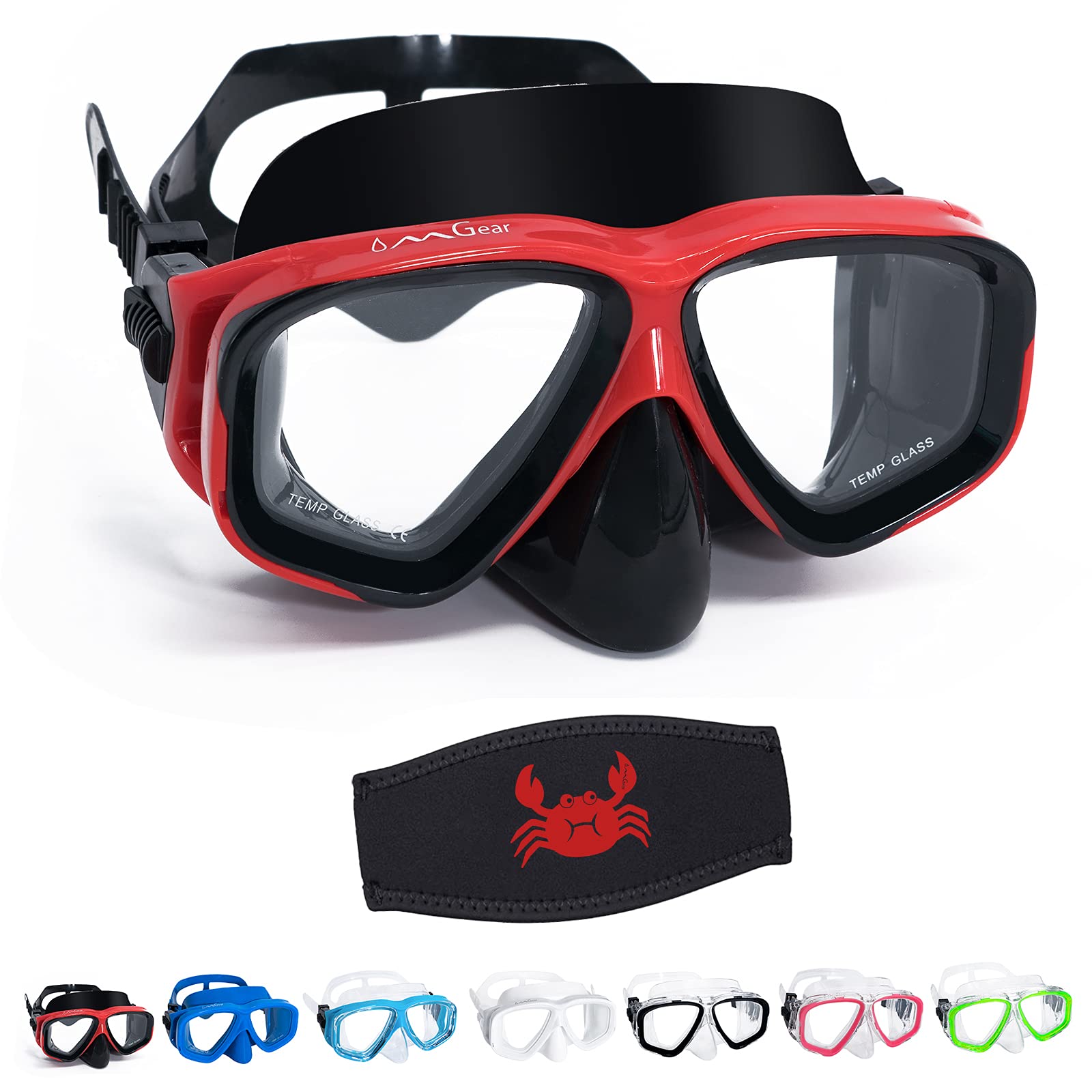 Kids Swim Mask Swimming Goggles With Nose Cover Dive Snorkel Mask Scuba Diving Goggles Snorkeling Gear Anti-Fog With Cute Neopre