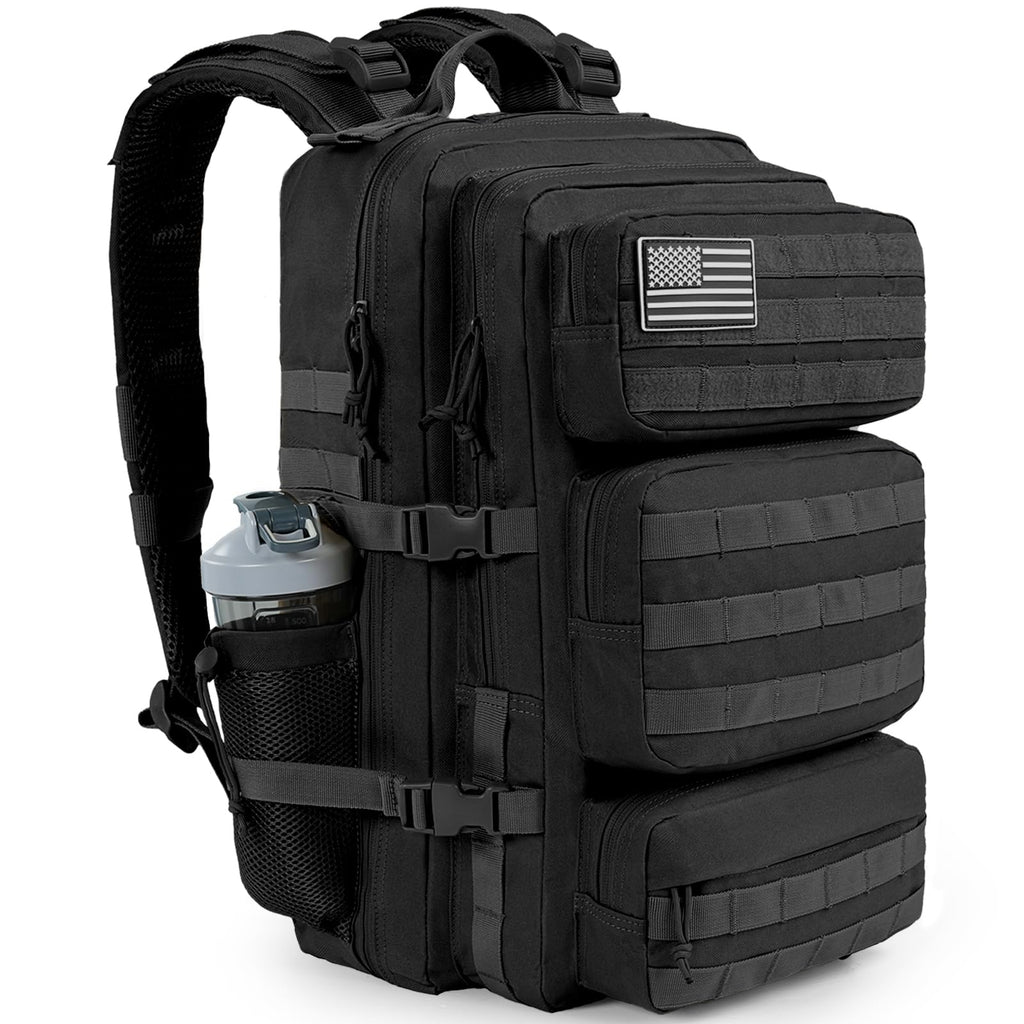 kookoomia 50L Military Tactical Backpack Large Day Backpack for Men Molle Army 3 Days Assault Pack Bug Out Bag Water Resistant a