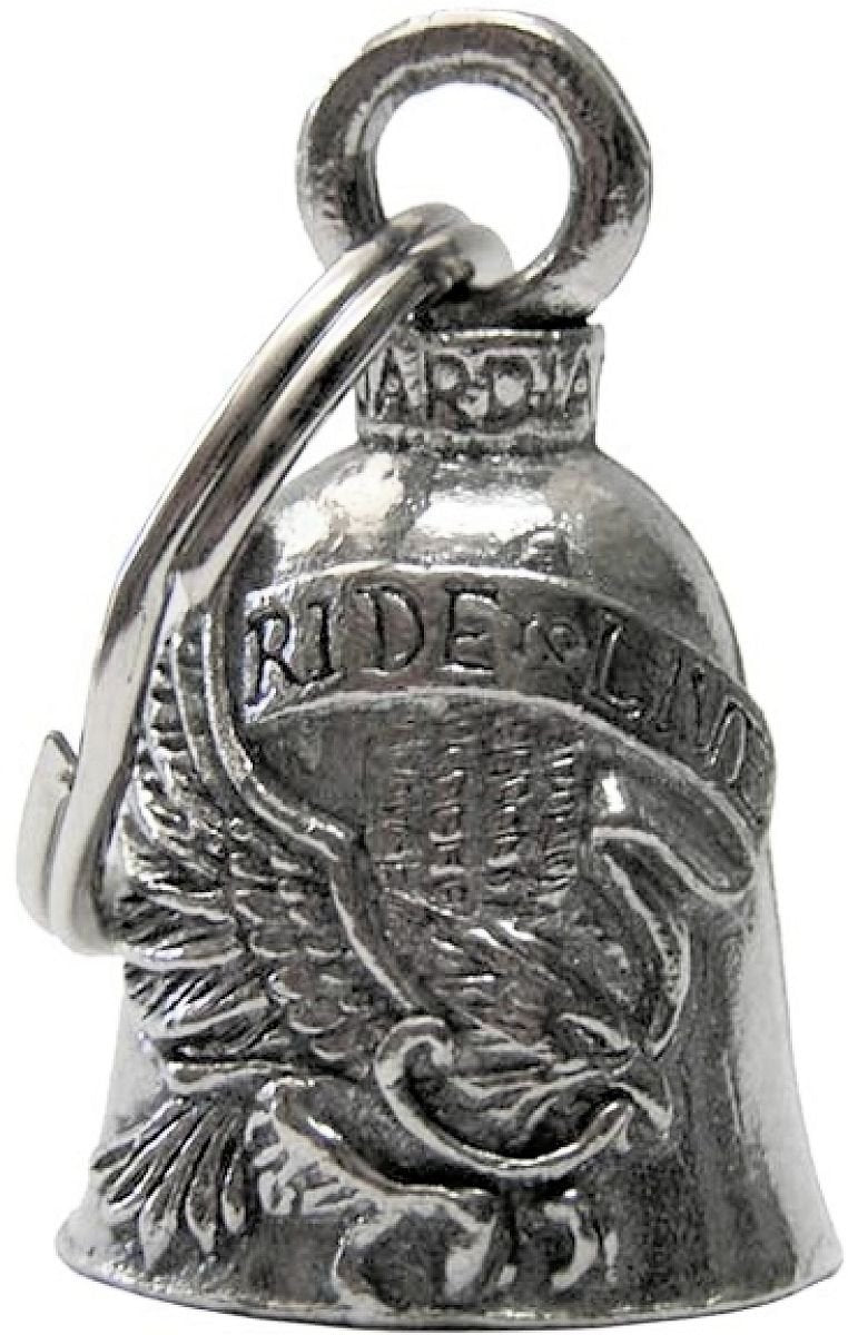 Guardian Live To Ride Ride To Live Motorcycle Biker Luck Riding Bell Or Key Ring