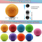 Shyujajie Tennis Balls, 20 Pack Training Tennis Balls,High Elasticity Practice Tennis Balls For Beginner, Exercise Playing Balls