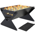 GasOne 15    Portable Charcoal Grill - Foldable BBQ Grill - Camping Grills for Backyard, Bonfire, Patio - Heavy-Duty Portable Fi