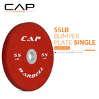 Cap Barbell Best Olympic Bumper Plate, Red, 55 Lb Single