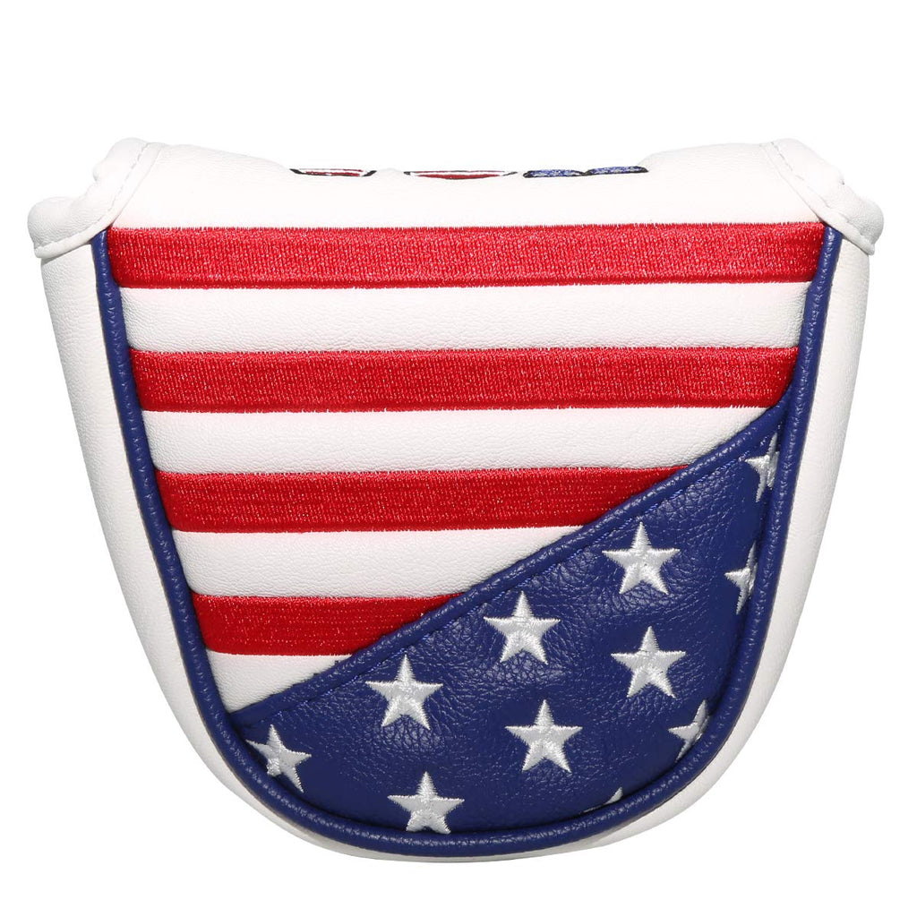 Mallet Putter Cover Headcover Golf Headcover Club Protector Magnetic Closure For Odyssey 2Ball 2 Ball Two Ball Scotty Cameron Ta