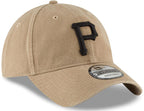 New Era Mlb Khaki Core Classic 9Twenty Adjustable Hat Cap One Size Fits All (Pittsburgh Pirates Khaki)