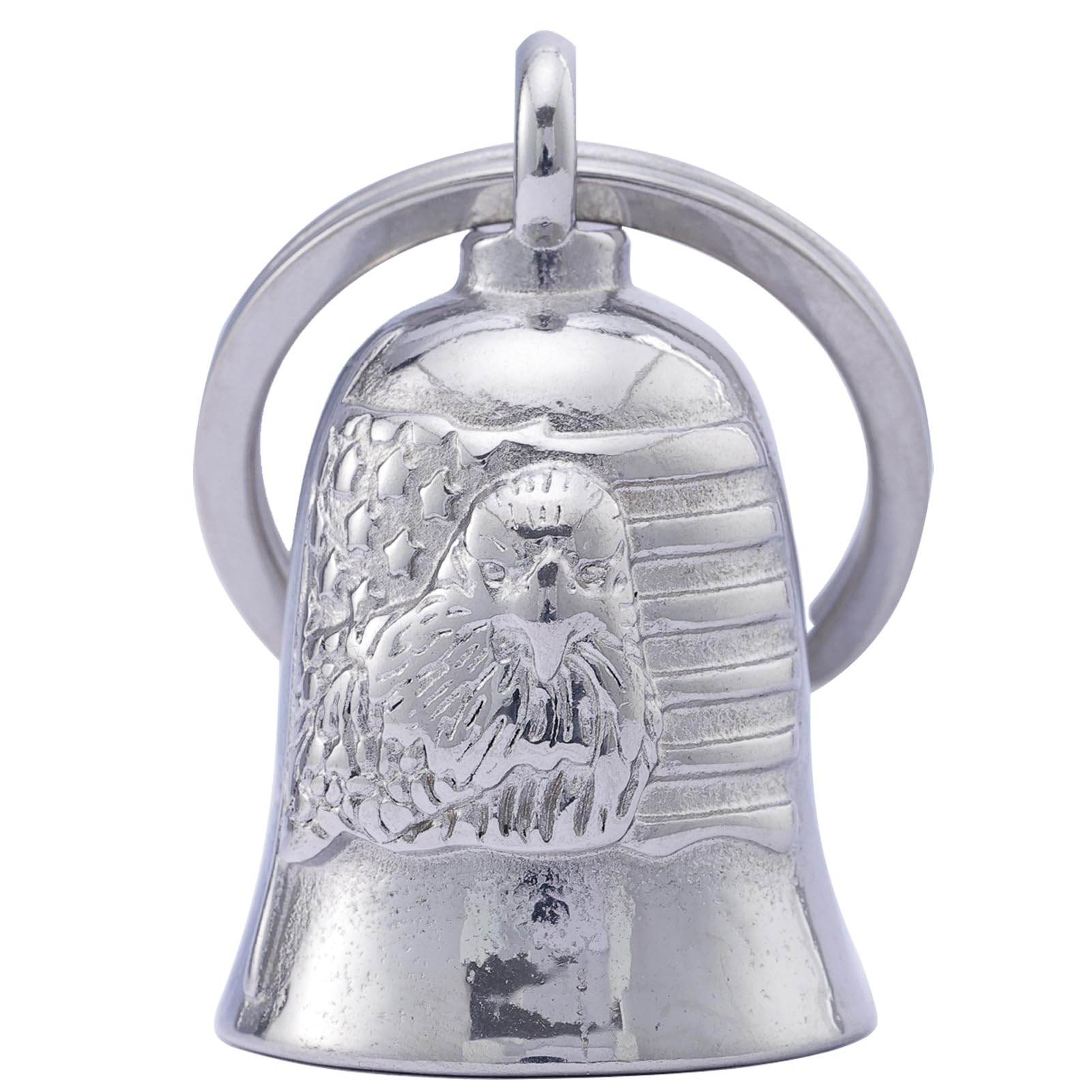 Motorcycle for Bells - Motorcycle Angel Bell for Men Women,Bell Biker Accessory,Guard Riding Safety (Black) (White)