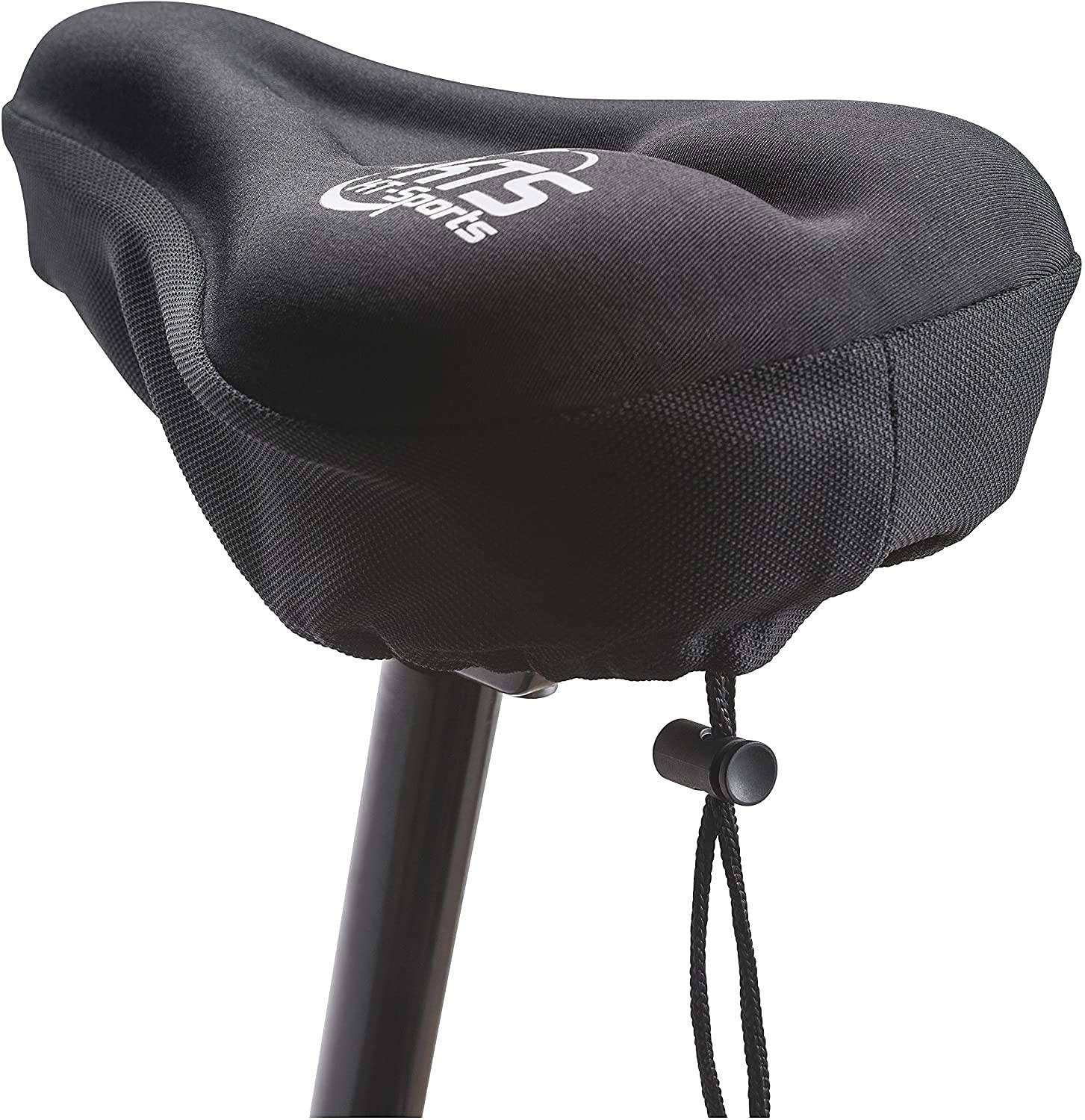 Kt-Sports Exercise Bike Seat Cushion Comfort Gel Bike Seat Cover Padded Seat Covers For Bikes With Anti-Slip Design And Drawstri