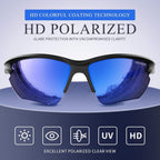 Deafrain Polarized Sports Sunglasses For Men Women Cycling Running Fishing Glasses Uv Protection