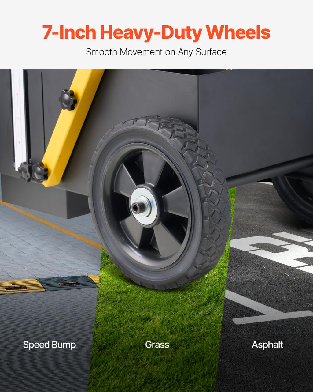 Vevor Striping Line Marking Machine, Heavy Duty Parking Lot Striping Machine With Adjustable Width, Compatible With Professional