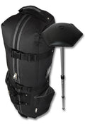Caddydaddy Golf Cdycon2Gp Constrictor Grey With North Pole Golf Bag Travel Cover, Black/Grey