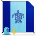 Ocoopa Diveblues Beach Blanket Waterproof Sandproof, 10'X 9' Extra Large, Soft And Durable, Sand Free, Light Weight And Portable