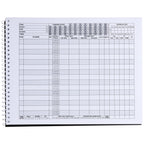 Murray Sporting Goods Basketball Scorebook - 35 Games Score Book Side By Side Score Keeping Book For Stats  Basketball Stat Trac