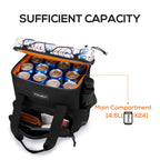 Tourit Cooler Bag 24-Can Insulated Soft Cooler Lunch Coolers Portable Cooler Bag 14.6L For Picnic, Beach, Work, Trip, Daily, Bla